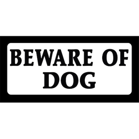 Evermark EverMark WHM011-01 Beware Of Dog Clip-On Sign WHM011-01